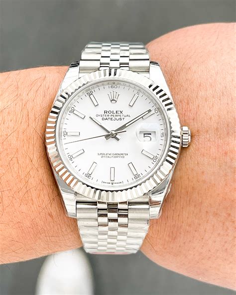 rolex datejust 31 white dial|rolex datejust 41 smooth bezel.